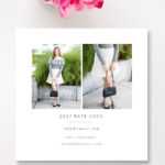 Fashion & Beauty Blogger Rate Card Template —Stephanie Design Throughout Rate Card Template Word