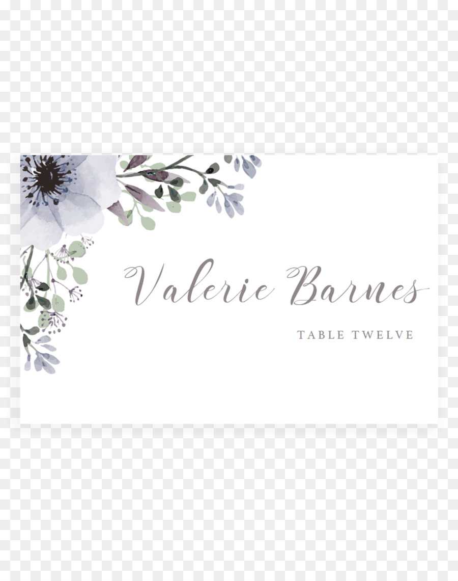 Floral Wedding Invitation Background Png Download – 1200 In Table Place Card Template Free Download