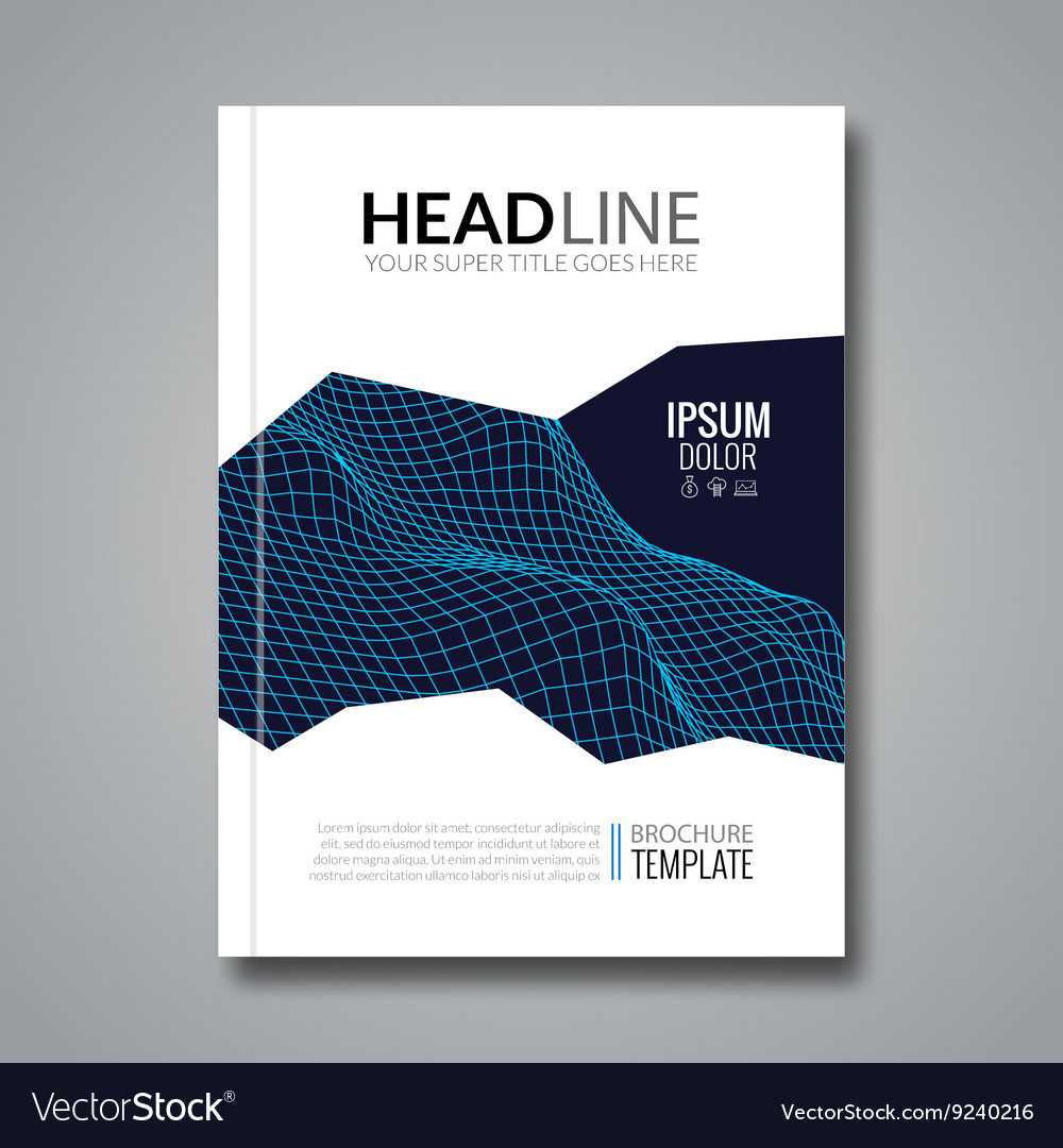Flyer Template Technology Brochure Layout Pertaining To Ai Brochure Templates Free Download
