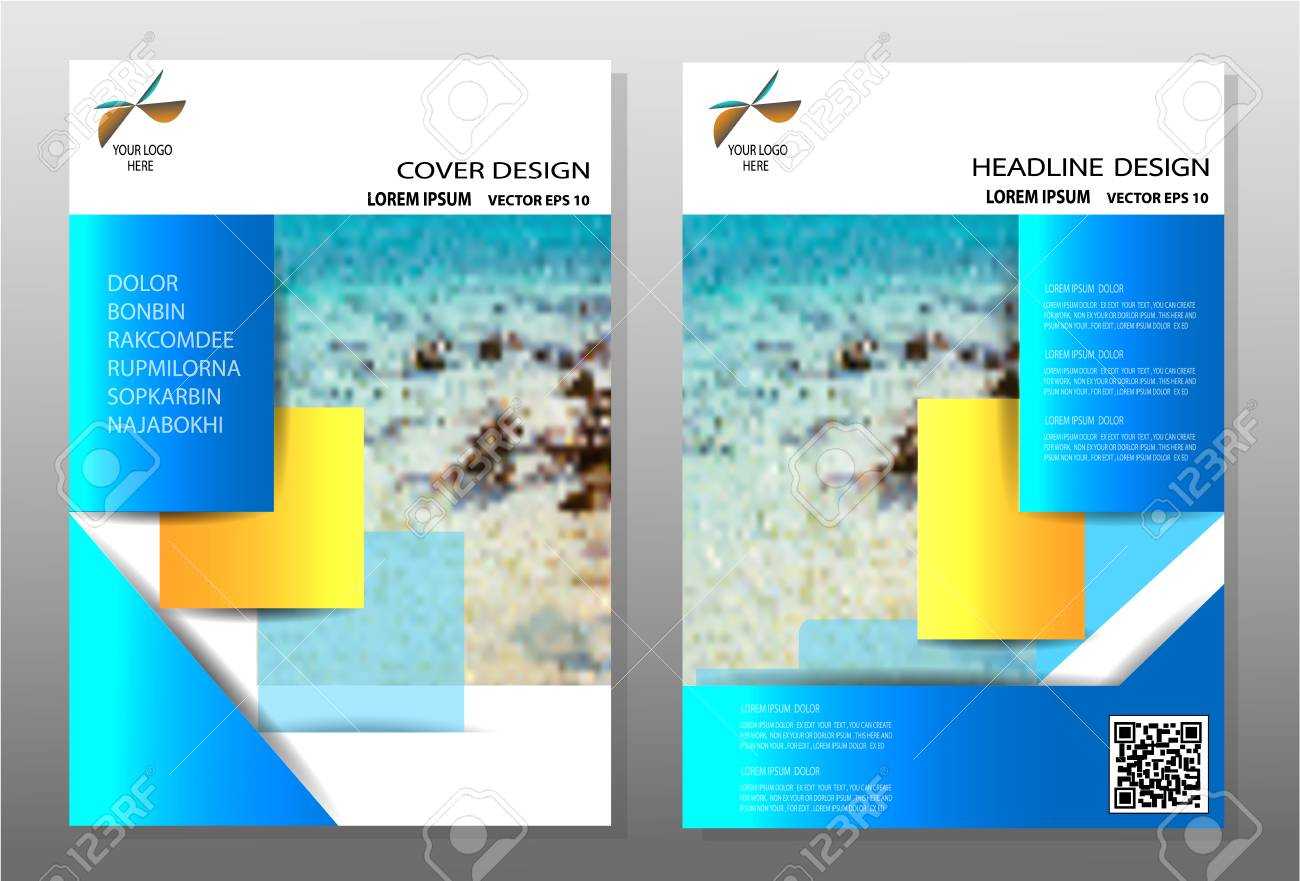 Flyer,blue Annual Report Brochure,modern Flyer Design Template.. Throughout Fedex Brochure Template