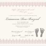 Footprints Baby Certificates | Birth Certificate Template With Editable Birth Certificate Template