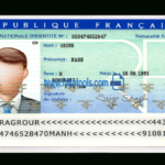 France Id Card Psd Template Pertaining To French Id Card Template