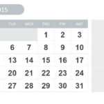 Free 2015 Calendar Template For Powerpoint Throughout Powerpoint Calendar Template 2015