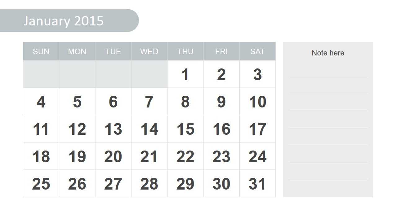 Free 2015 Calendar Template For Powerpoint Throughout Powerpoint Calendar Template 2015