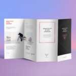 Free 4 Fold Brochure Mockup | Zippypixels Inside 6 Sided Brochure Template