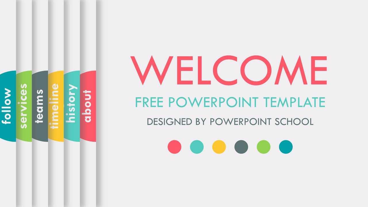 Free Animated Powerpoint Slide Template In Powerpoint Animation Templates Free Download