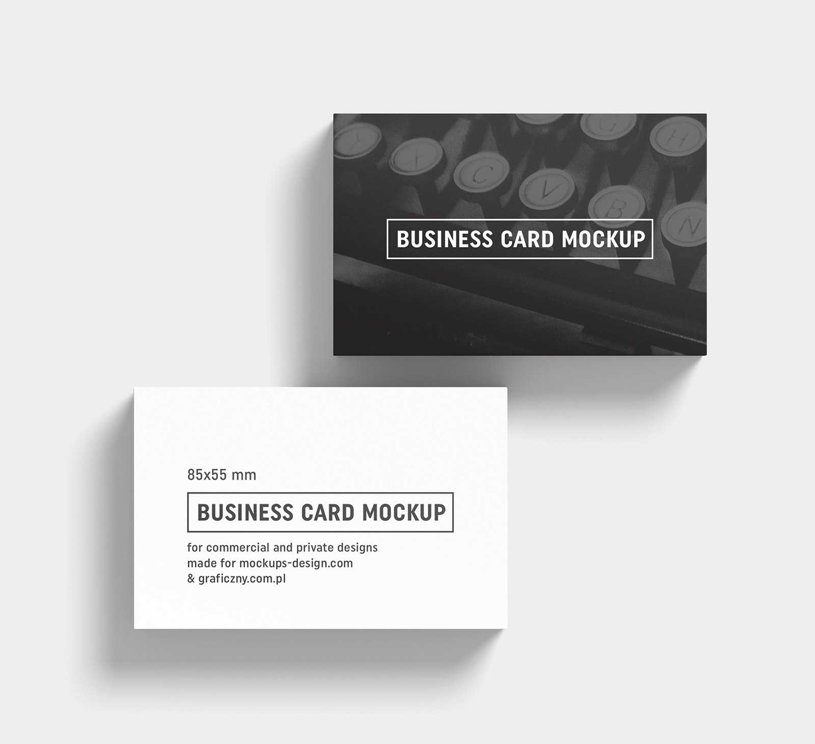 Free Black & White Business Card Mockup Psd Templates – Good Regarding Black And White Business Cards Templates Free