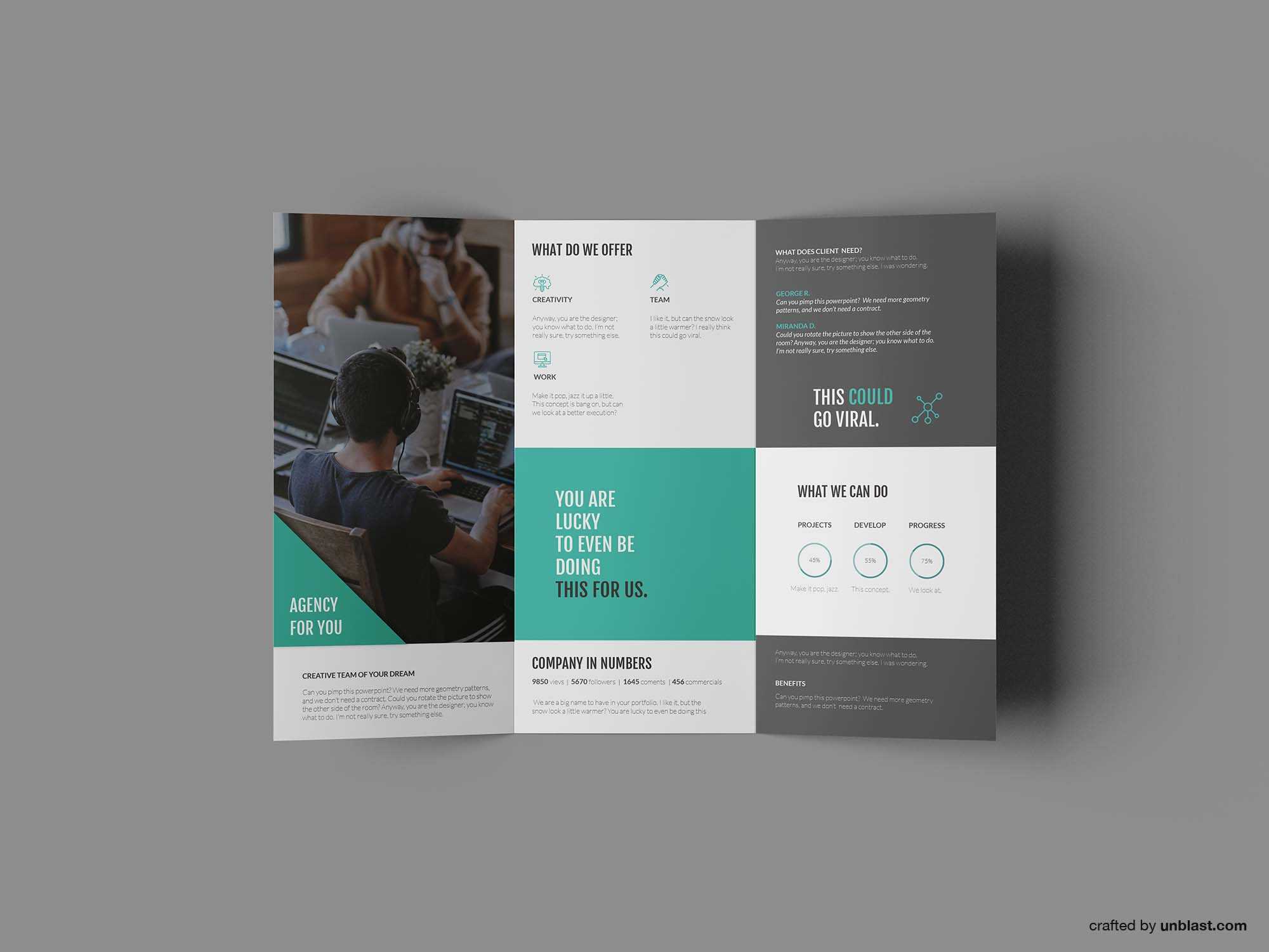 Free Business Trifold Brochure Template (Ai) For Tri Fold Brochure Template Illustrator