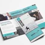 Free Business Trifold Brochure Template In Psd & Vector With 3 Fold Brochure Template Free