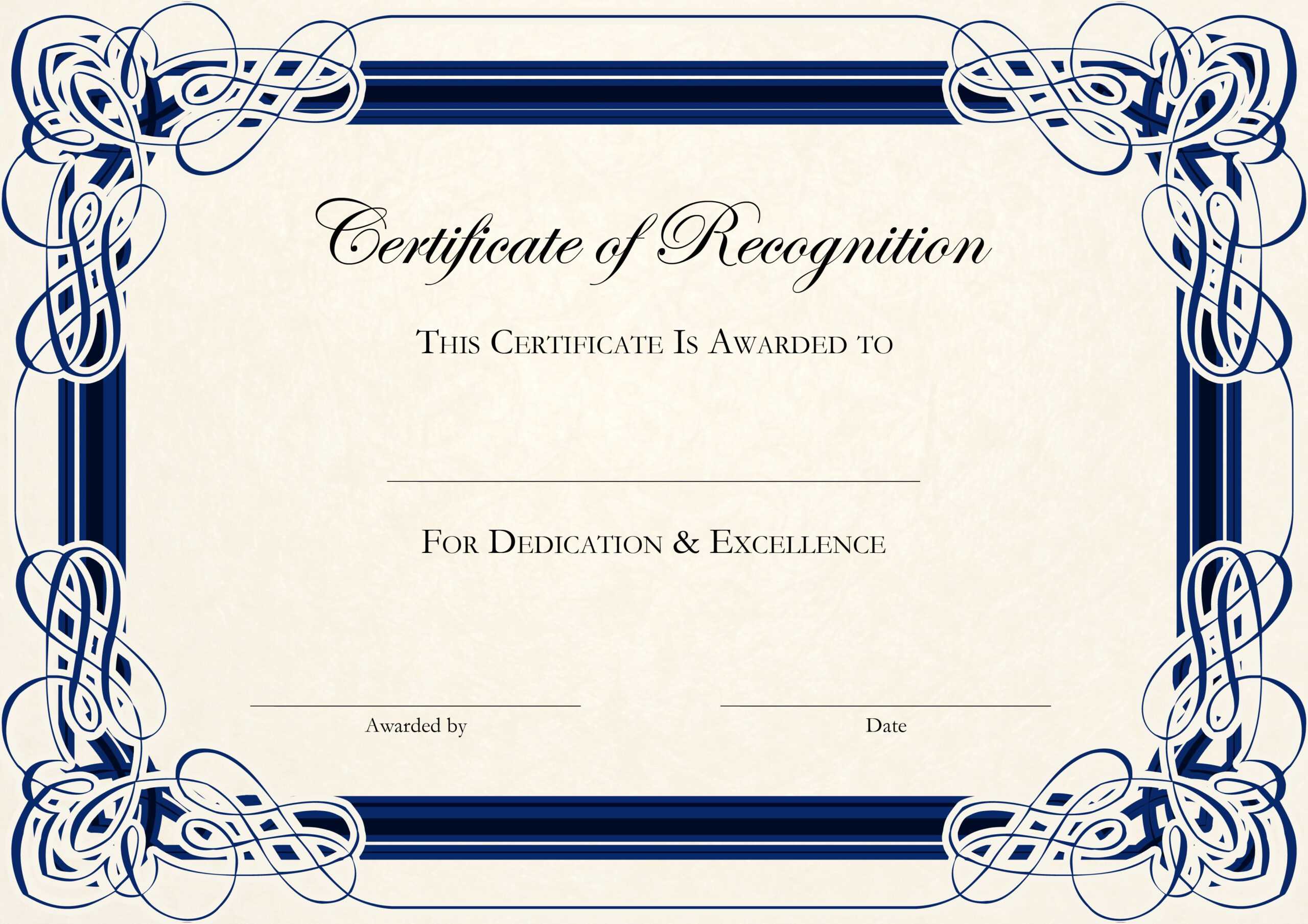 Free Certificate Templates For Word Throughout Anniversary Certificate Template Free