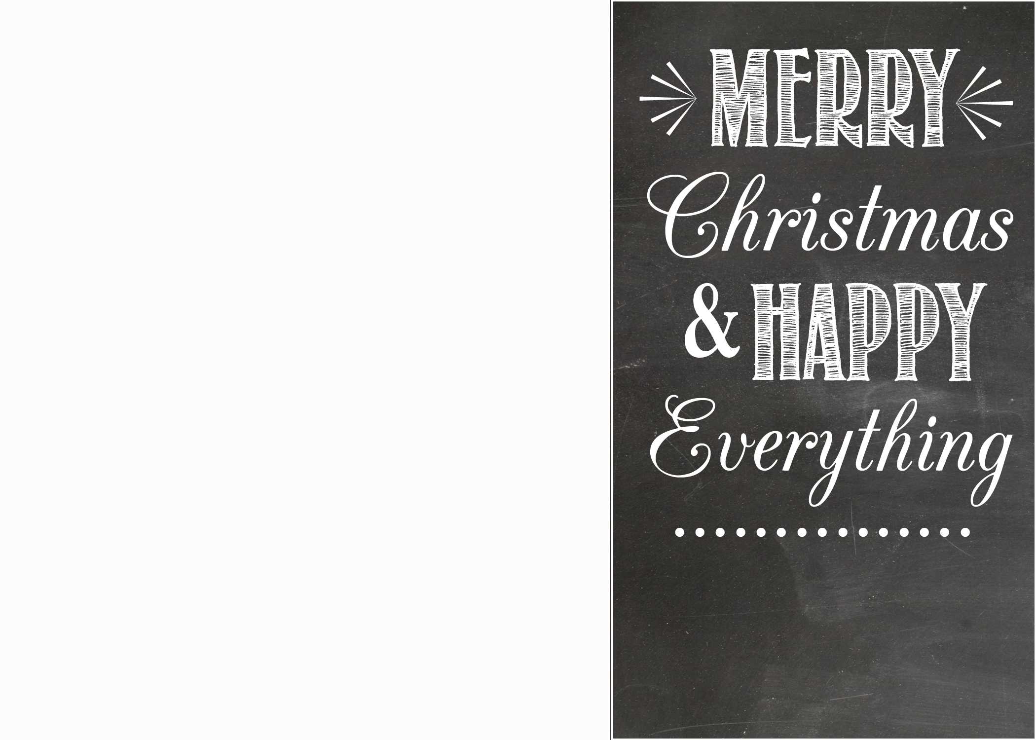 Free Chalkboard Christmas Card Templates | Oldsaltfarm Throughout Free Christmas Card Templates For Photoshop