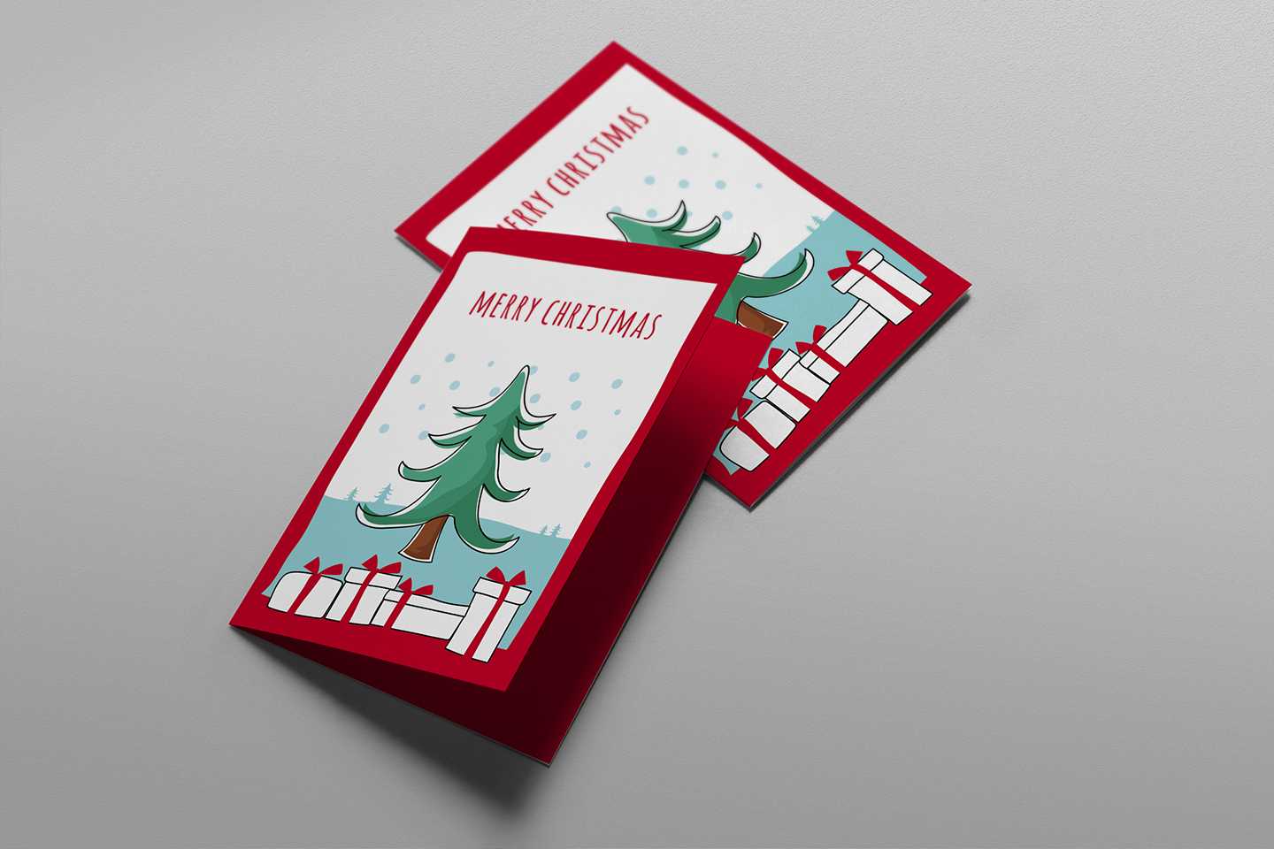 Free Christmas Card Templates For Photoshop & Illustrator In Christmas Photo Card Templates Photoshop