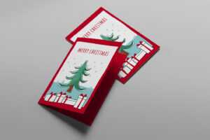 Free Christmas Card Templates For Photoshop &amp; Illustrator with regard to Free Christmas Card Templates For Photoshop