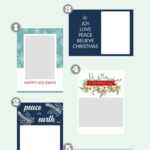 Free Christmas Card Templates – The Crazy Craft Lady Pertaining To Print Your Own Christmas Cards Templates