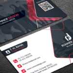 Free Corporate Business Card Photoshop Template Inside Free Complimentary Card Templates