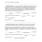 Free Credit Card (Ach) Authorization Forms – Pdf | Word For Authorization To Charge Credit Card Template