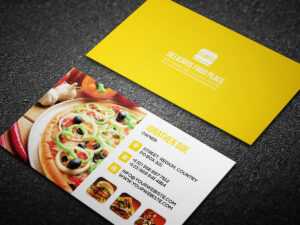Free Delicious Food Business Card On Behance for Food Business Cards Templates Free