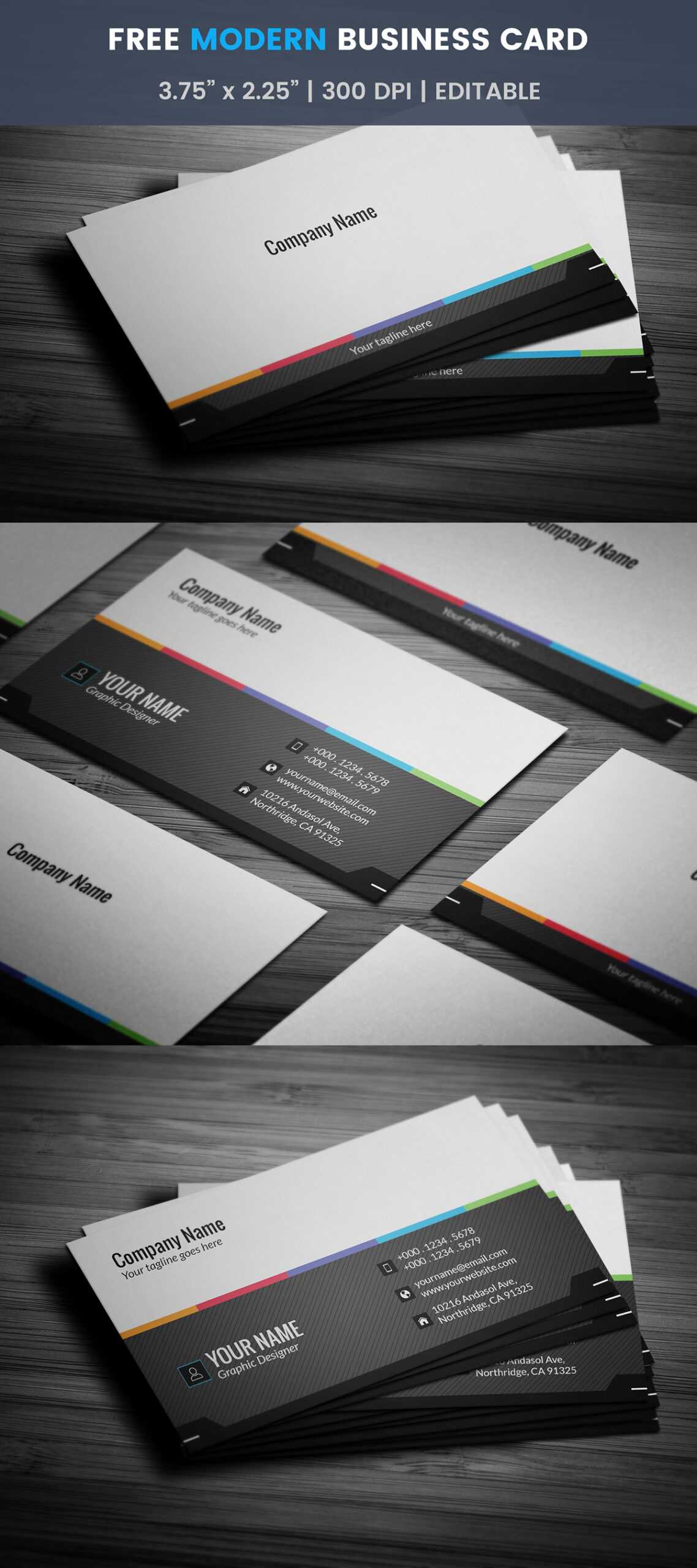 Free Generic Business Card Template On Student Show With Regard To Generic Business Card Template