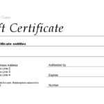 Free Gift Certificate Templates You Can Customize Intended For Fillable Gift Certificate Template Free