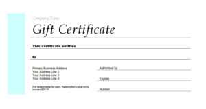 Free Gift Certificate Templates You Can Customize regarding Gift Certificate Template Publisher