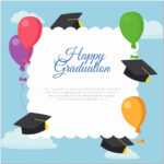Free Graduation Greeting Card Template | Marseillevitrollesrugby With Regard To Half Fold Greeting Card Template Word