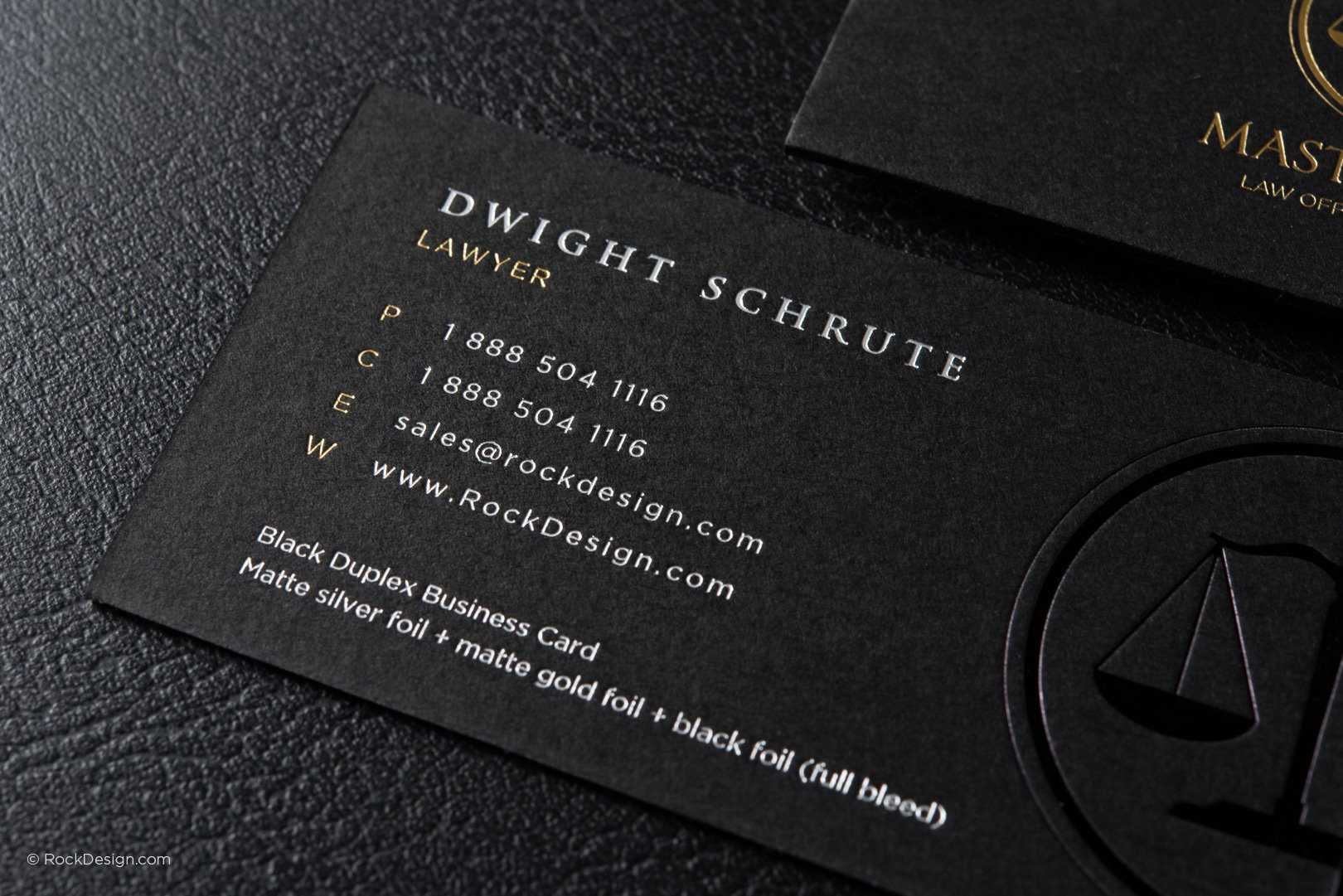 Free Lawyer Business Card Template | Rockdesign Intended For Lawyer Business Cards Templates