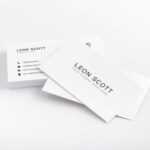 Free Minimal Elegant Business Card Template (Psd) For Photoshop Name Card Template