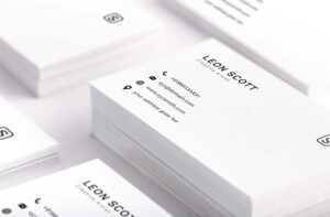 Free Minimal Elegant Business Card Template (Psd) intended for Name Card Photoshop Template