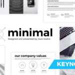 Free Minimal Keynote Template – Createdlouistwelve With Regard To Keynote Brochure Template