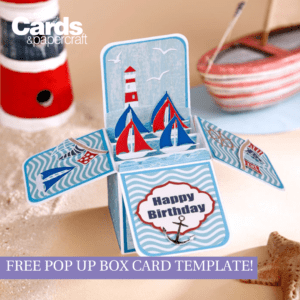 Free Pop Up Box Card Template - Simply Cards &amp; Papercraft inside Pop Up Box Card Template