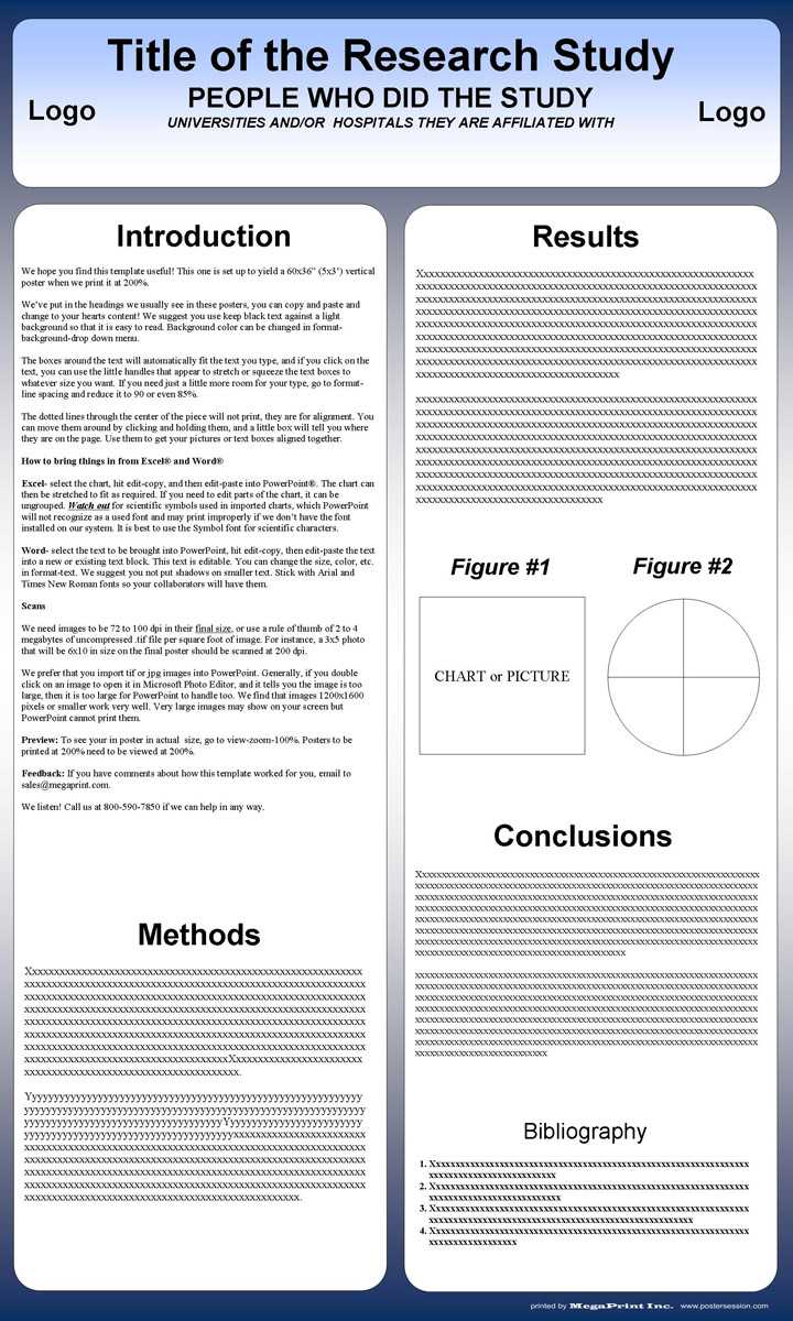 Free Powerpoint Scientific Research Poster Templates For For Powerpoint Poster Template A0