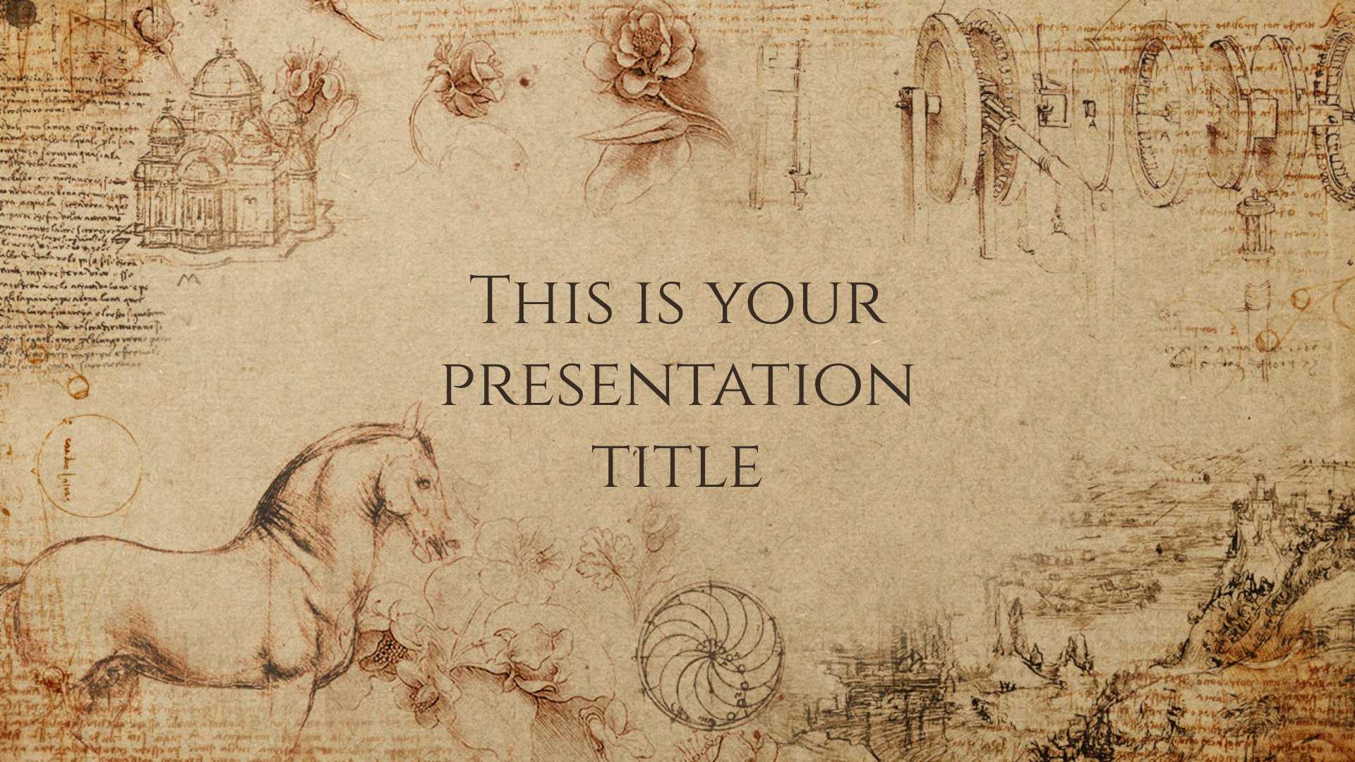 Free Powerpoint Template Or Google Slides Theme With Inside World War 2