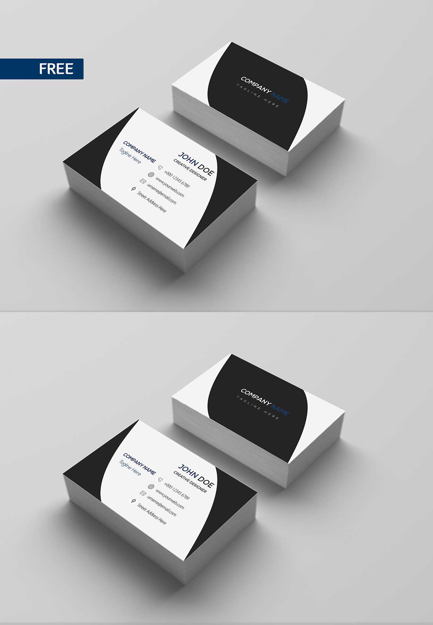Free Print Design Business Card Template On Behance Inside Free Templates For Cards Print