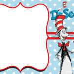 Free Printable Cat In The Hat Invitation Templates | Drevio Within Dr Seuss Birthday Card Template