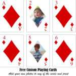 Free Printable Custom Playing Cards | Add Your Photo And/or Text Regarding Template For Playing Cards Printable