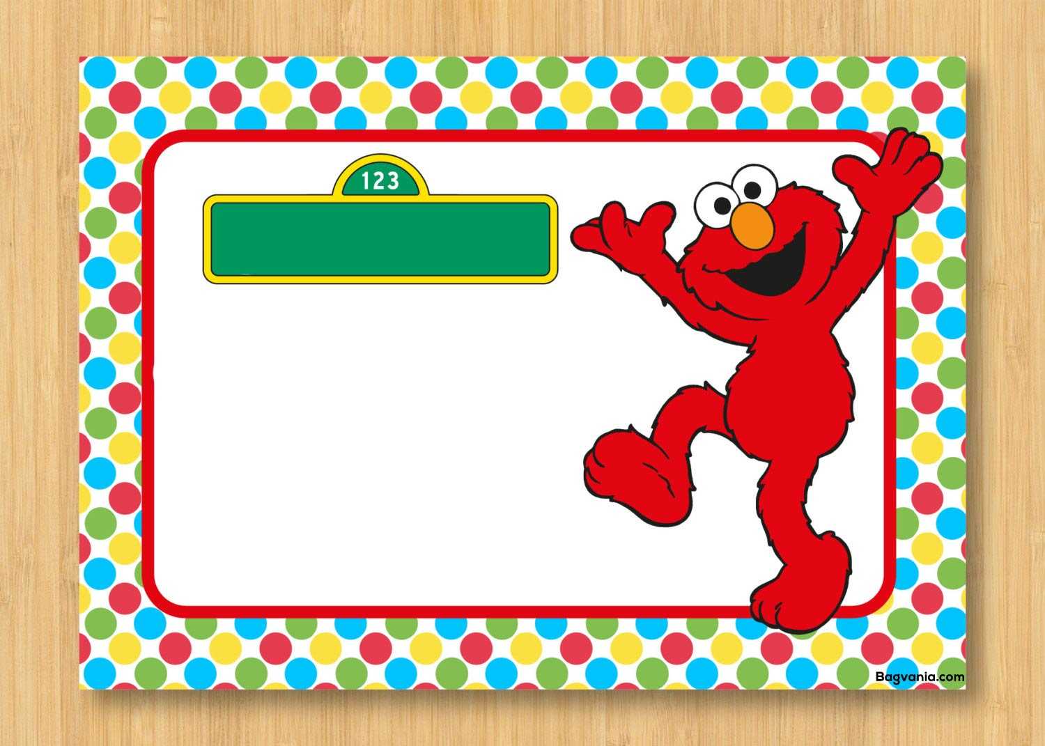 Free Printable Elmo Birthday Invitations – Bagvania For Elmo Birthday Card Template