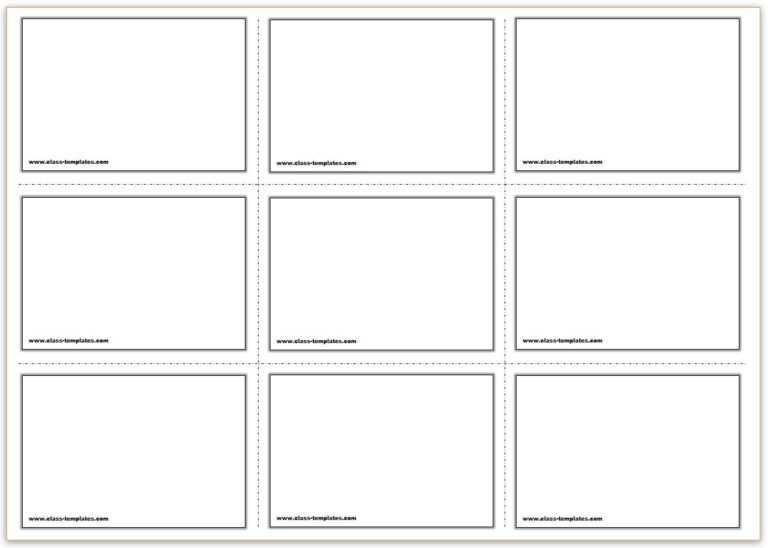 Printable Templates For Index Cards Free