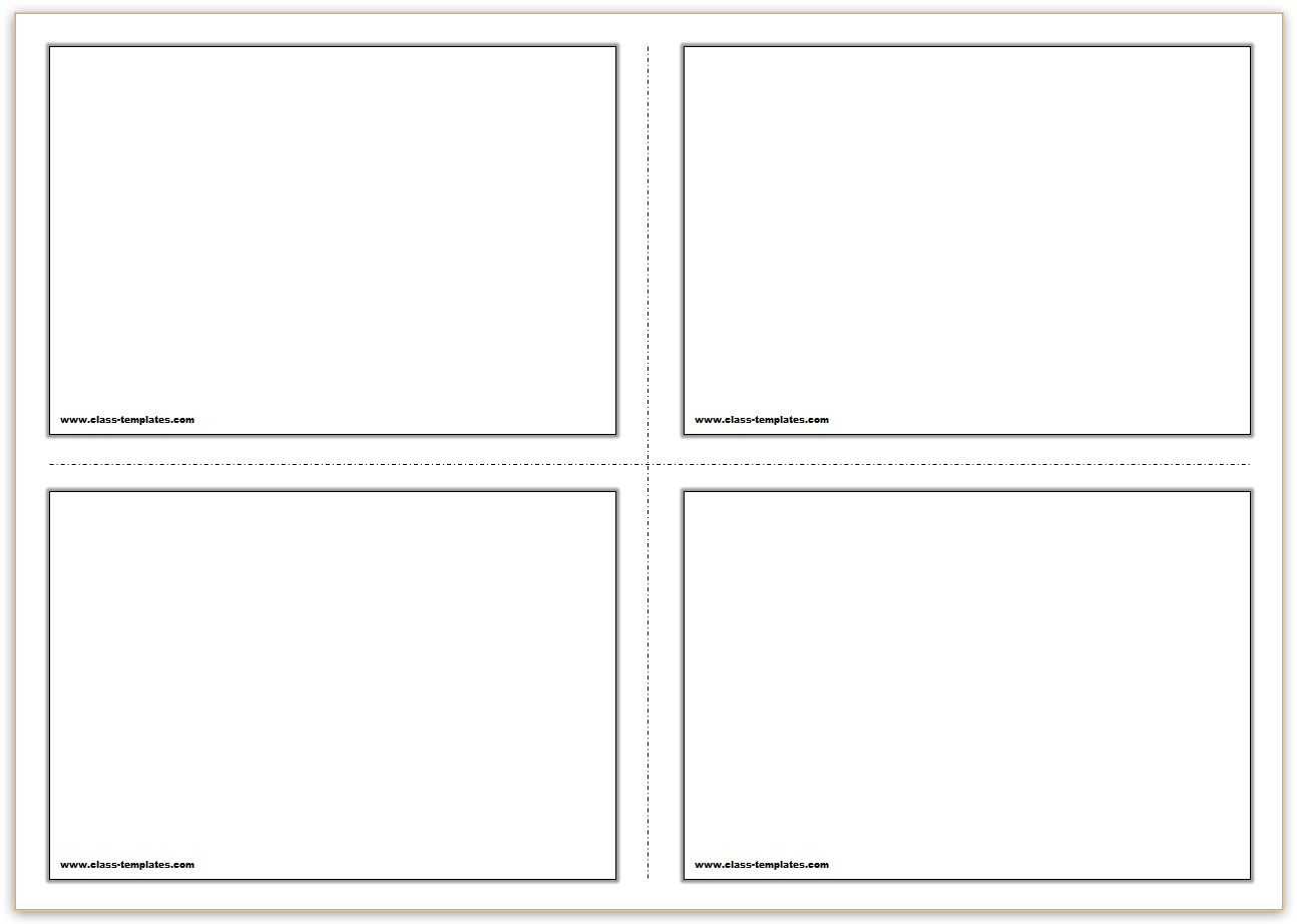 Free Printable Flash Cards Template Throughout Blank Index Card Template