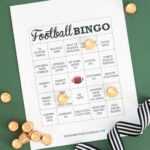 Free Printable Football Bingo Cards – Pretty Providence With 52 Reasons Why I Love You Cards Templates Free