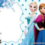 Free Printable Frozen Anna And Elsa Invitation Templates Intended For Frozen Birthday Card Template