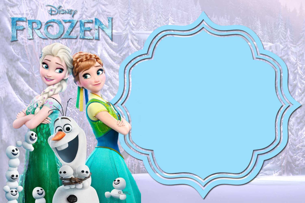 Frozen Birthday Card Template - Best Business Templates