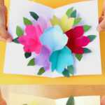 Free Printable Happy Birthday Card With Pop Up Bouquet – A In Pop Up Card Templates Free Printable
