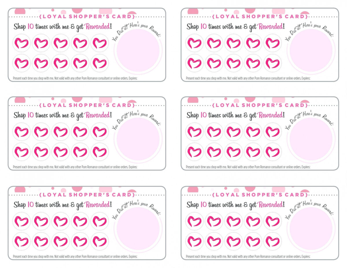 Free Printable Punch Card Template Best Business Templates