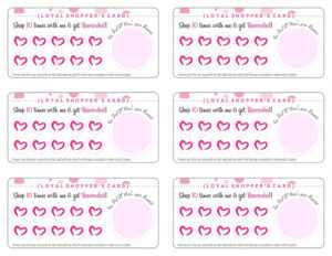 Free Printable Punch Card Template - Carlynstudio inside Free Printable Punch Card Template