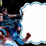 Free Printable The Avengers Invitation Template – Bagvania For Superhero Birthday Card Template
