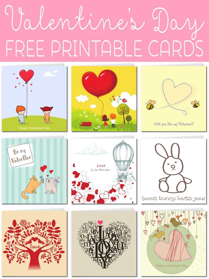 Free Printable Valentine Cards In Valentine Card Template Word