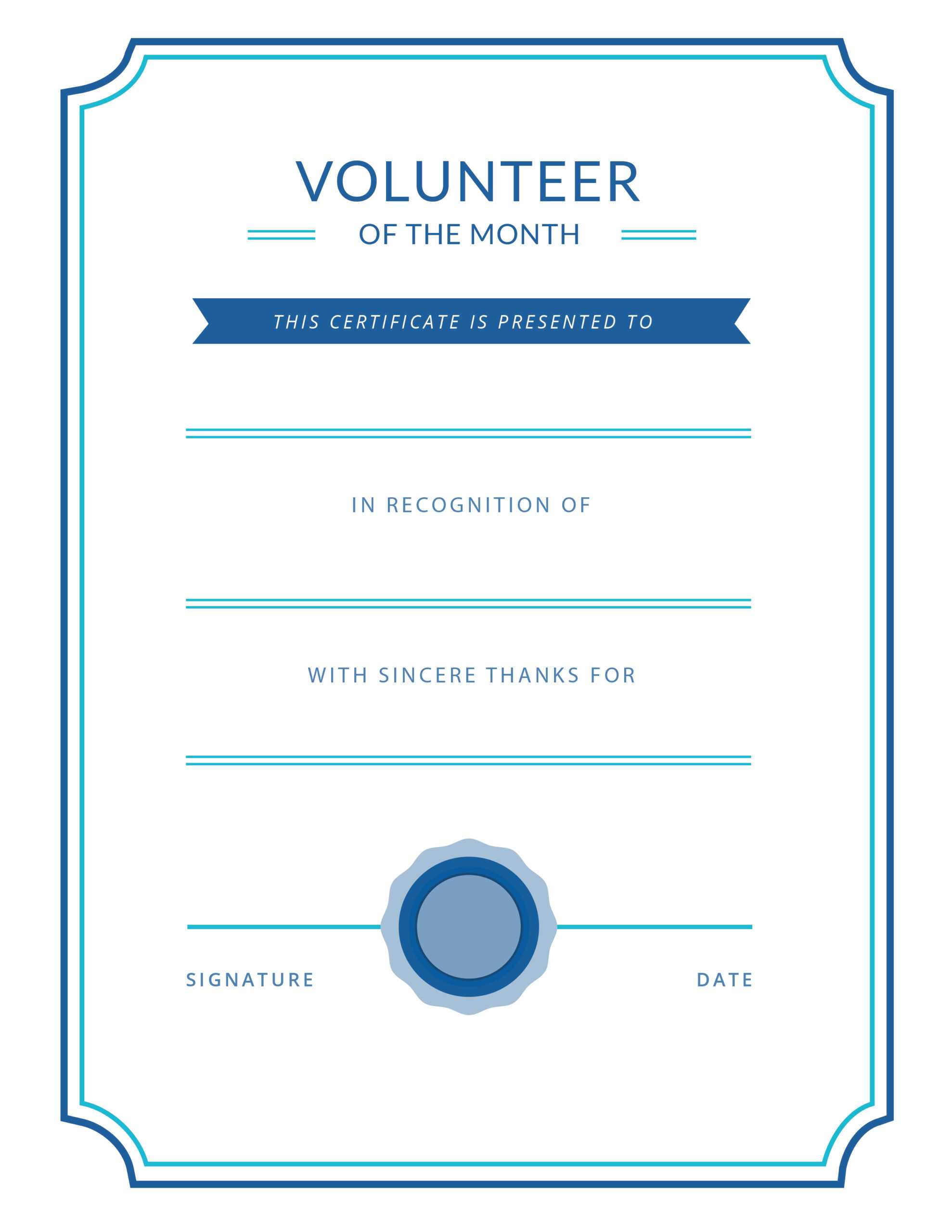 Free Printable Volunteer Appreciation Certificates | Signup With Classroom Certificates Templates