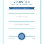 Free Printable Volunteer Appreciation Certificates | Signup Within Volunteer Of The Year Certificate Template