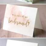 Free Printable Will You Be My Bridesmaid Cards – Volume 2 Throughout Will You Be My Bridesmaid Card Template