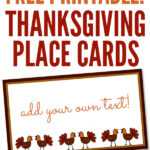 Free Printables: Thanksgiving Place Cards – Home Cooking Inside Thanksgiving Place Cards Template